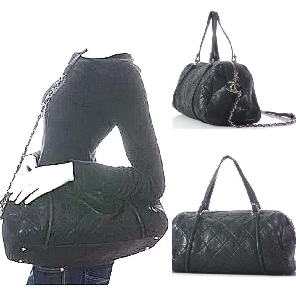 💎 AUTHENTIC 💎 CHANEL BOWLING CROSSBODY 3 way